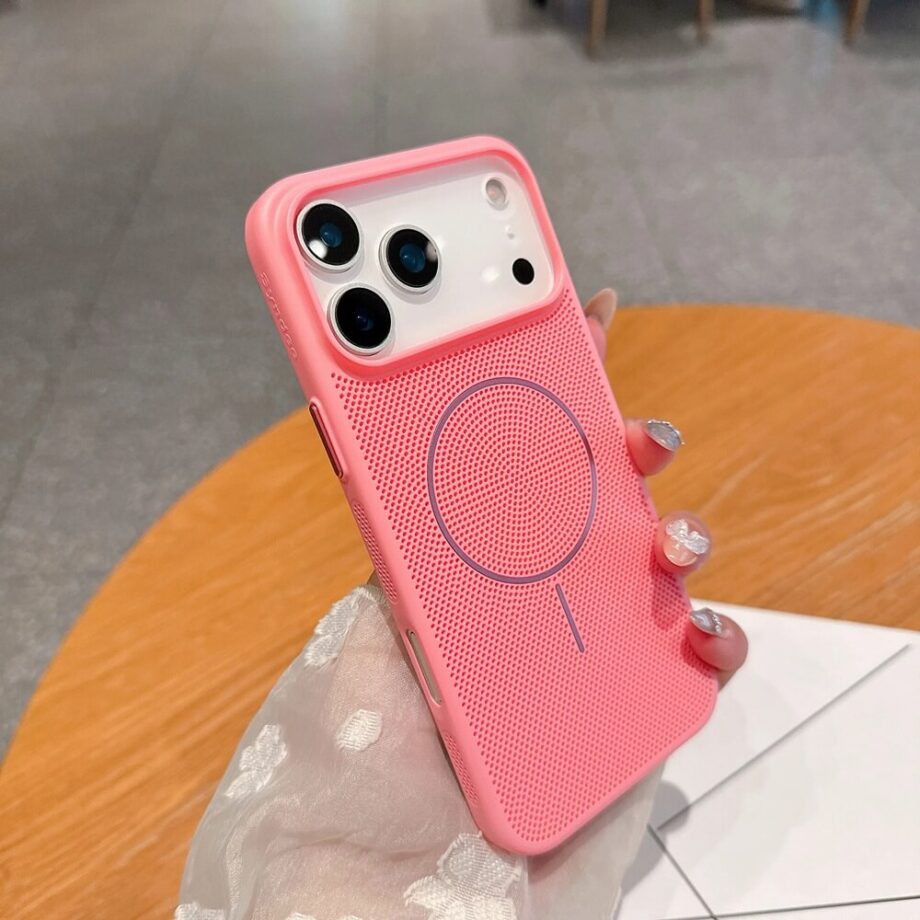 Cooling Mesh Magnetic Phone Case for iPhone 17 Series