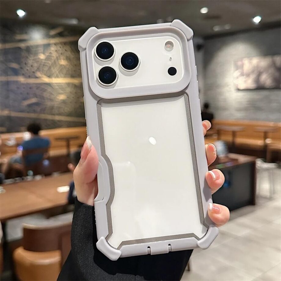Gray Shock Armor Grip iPhone Case