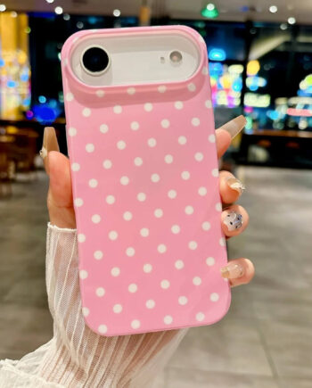 Glossy Polka Dot Protective Phone Case