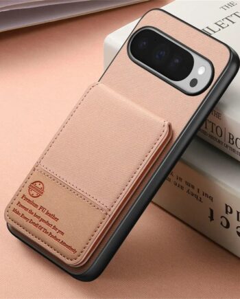 Magnetic RFID Wallet Stand Leather Case for Pixel 9–10 Series