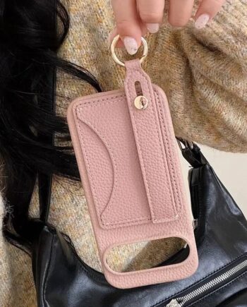 Pebbled Leather Wallet Strap Case for Google Pixel 10 Series