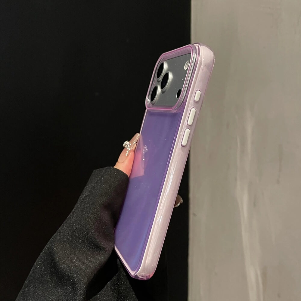 Soft Gradient Aurora Glitter iPhone Case (3) Soft Gradient Aurora Glitter iPhone Case (3)