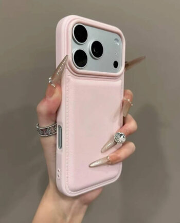 Soft Matte Leather Bumper Case for iPhone 17 Series