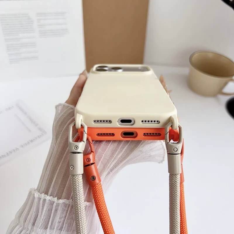 Candy Color Silicone Crossbody Cord Case for iPhone 17 Models (3)