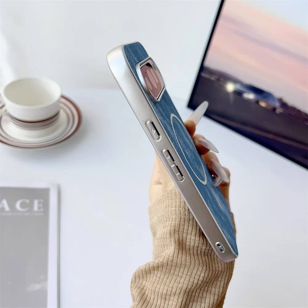 Denim Texture Magnetic Google Case with Camera Bar Frame Denim Texture Magnetic Google Case with Camera Bar Frame