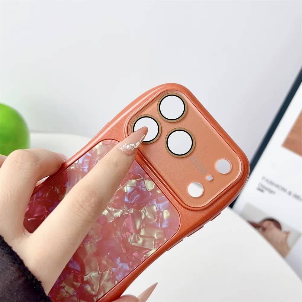 Iridescent Pearl Glitter iPhone Case Iridescent Pearl Glitter iPhone Case