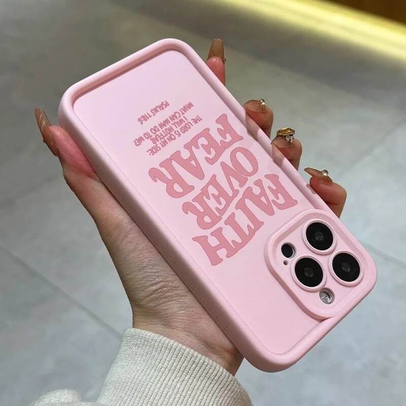 Faith Over Fear Psalm iPhone Case Faith Over Fear Psalm iPhone Case