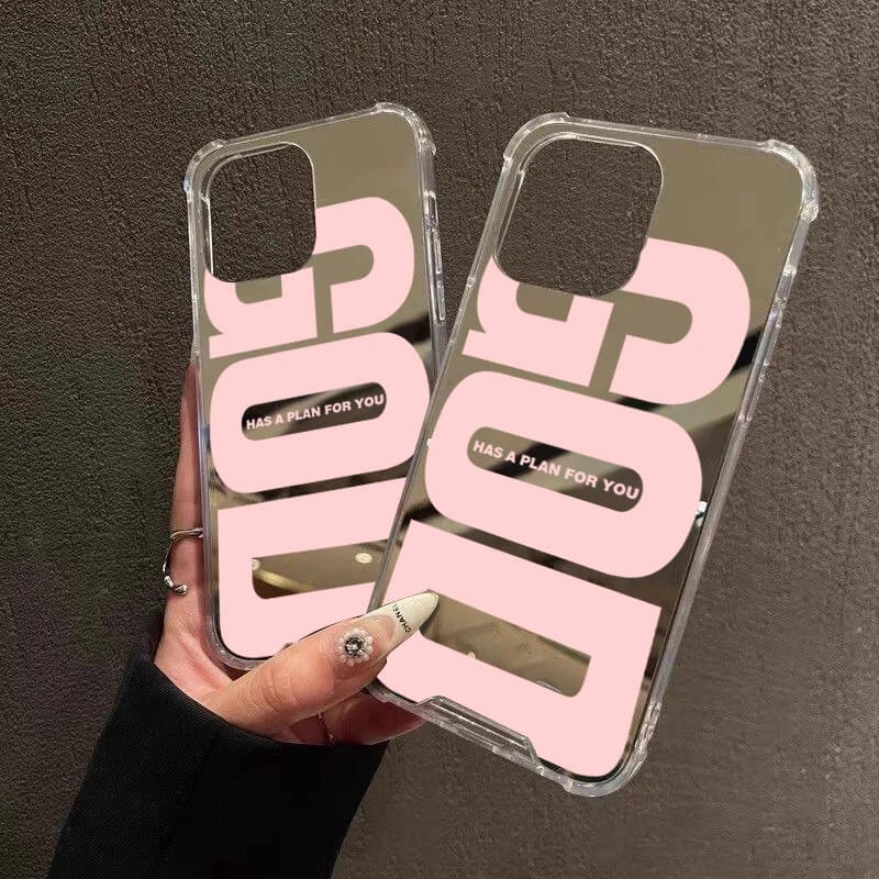 God Has a Plan for You Pink Mirror Phone Case God Has a Plan for You Pink Mirror Phone Case