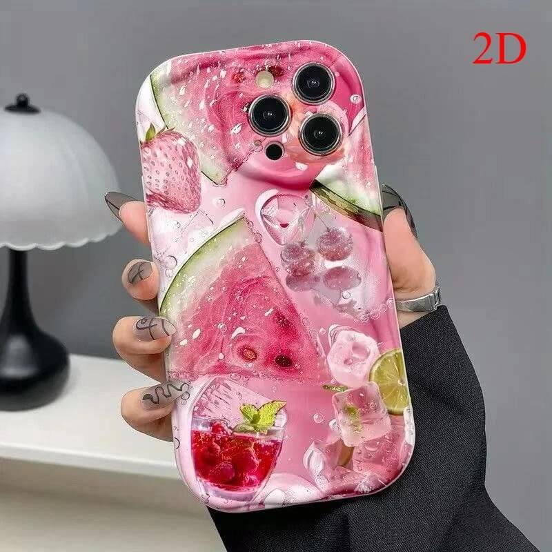 Watermelon Iced Drink Collage Phone Case Watermelon Iced Drink Collage Phone Case