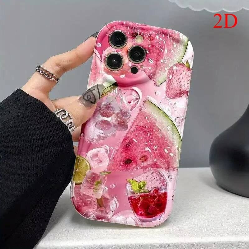 Watermelon Iced Drink Collage iPhone Case Watermelon Iced Drink Collage iPhone Case