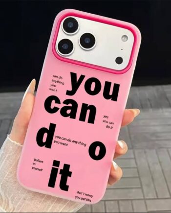 You Can Do It Motivational Quote iPhone Case