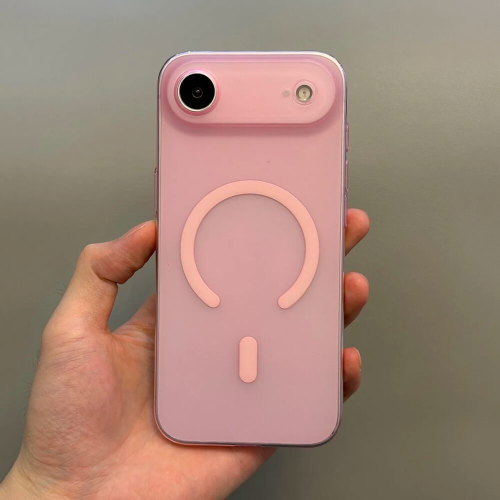 Ultra Thin Frosted Translucent iPhone Case with Magnetic Ring Ultra Thin Frosted Translucent iPhone Case with Magnetic Ring