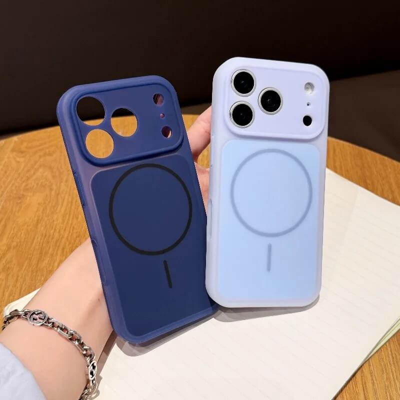Matte Magnetic Case with Full Camera Cover and Wrist Strap Matte Magnetic Case with Full Camera Cover and Wrist Strap