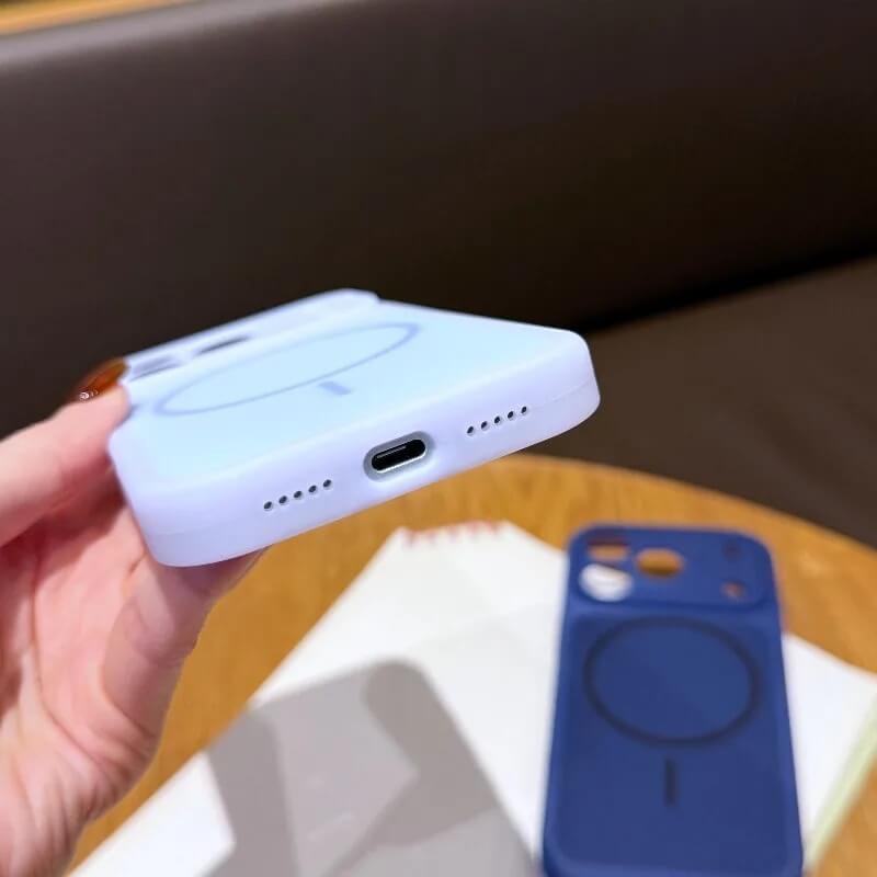 Matte Magnetic Phone Case with Full Camera Cover and Wrist Strap Matte Magnetic Phone Case with Full Camera Cover and Wrist Strap