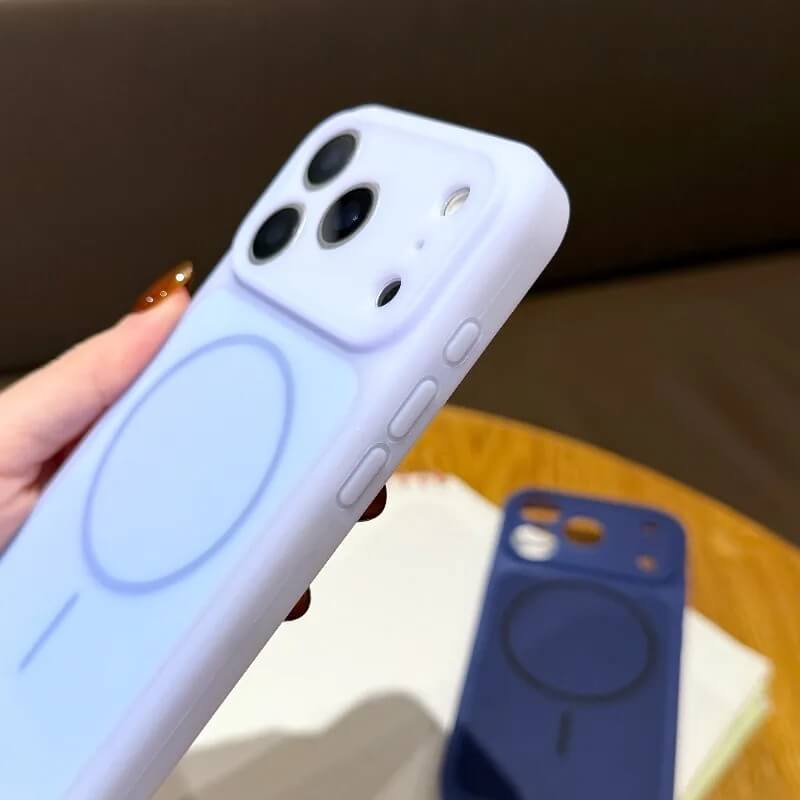 Matte Magnetic iPhone Case with Camera Cover and Wrist Strap Matte Magnetic iPhone Case with Camera Cover and Wrist Strap
